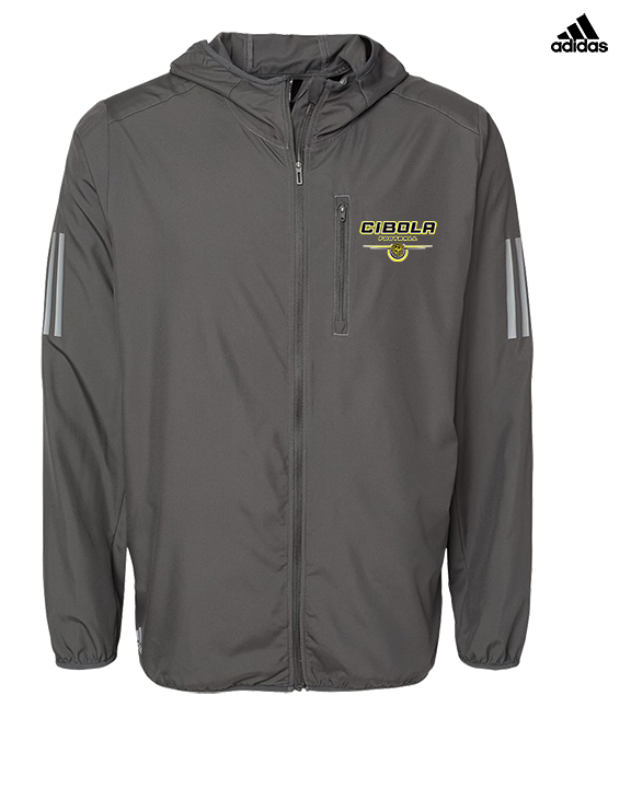 Cibola HS Football Design - Mens Adidas Full Zip Jacket