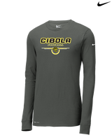 Cibola HS Football Design - Mens Nike Longsleeve