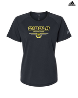 Cibola HS Football Design - Womens Adidas Performance Shirt