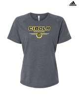 Cibola HS Football Design - Womens Adidas Performance Shirt