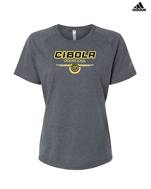 Cibola HS Football Design - Womens Adidas Performance Shirt