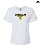 Cibola HS Football Design - Womens Adidas Performance Shirt