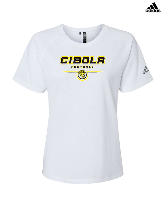 Cibola HS Football Design - Womens Adidas Performance Shirt