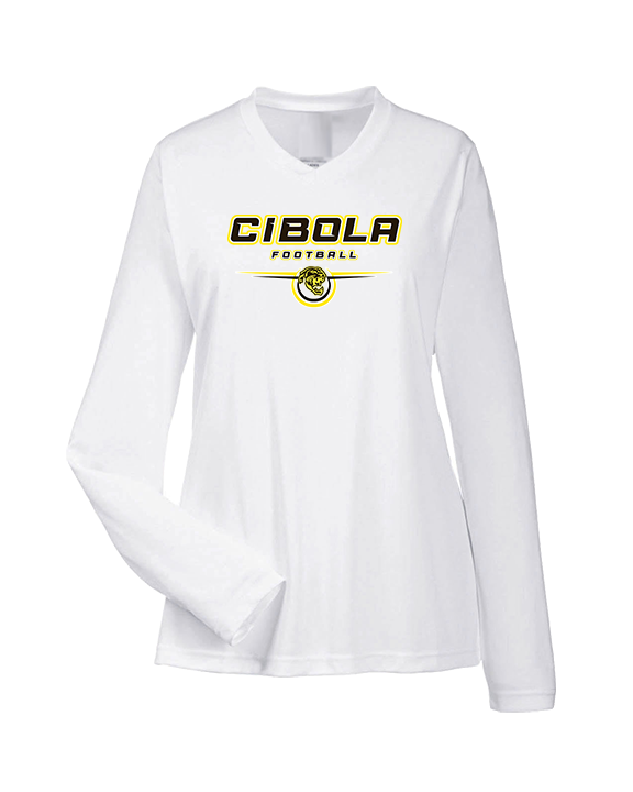 Cibola HS Football Design - Womens Performance Longsleeve