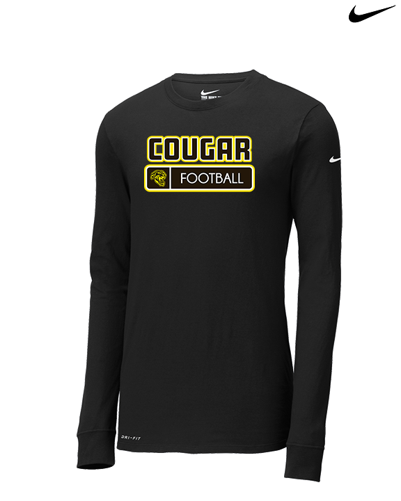 Cibola HS Football Pennant - Mens Nike Longsleeve