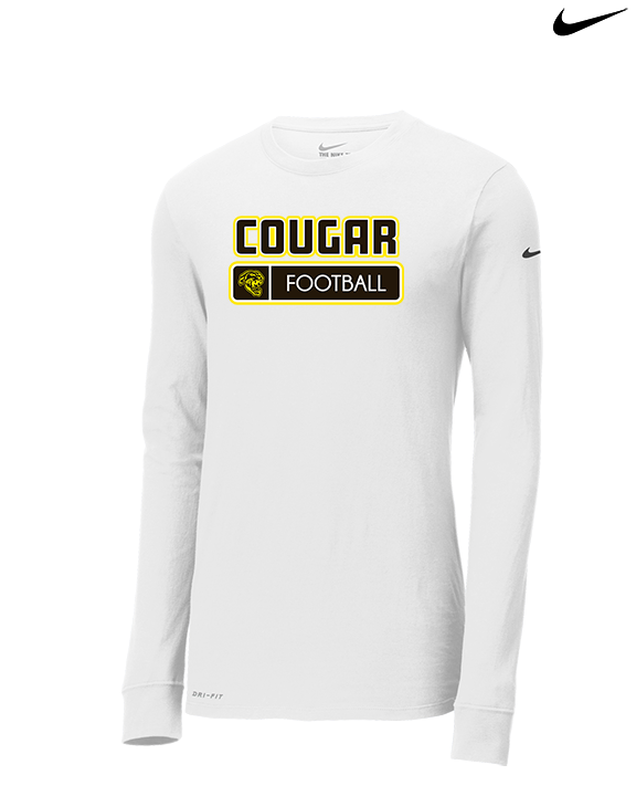 Cibola HS Football Pennant - Mens Nike Longsleeve