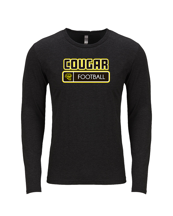 Cibola HS Football Pennant - Tri-Blend Long Sleeve