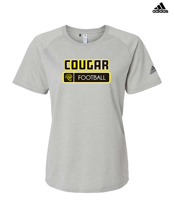 Cibola HS Football Pennant - Womens Adidas Performance Shirt