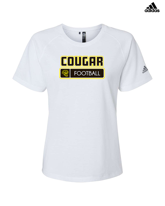 Cibola HS Football Pennant - Womens Adidas Performance Shirt