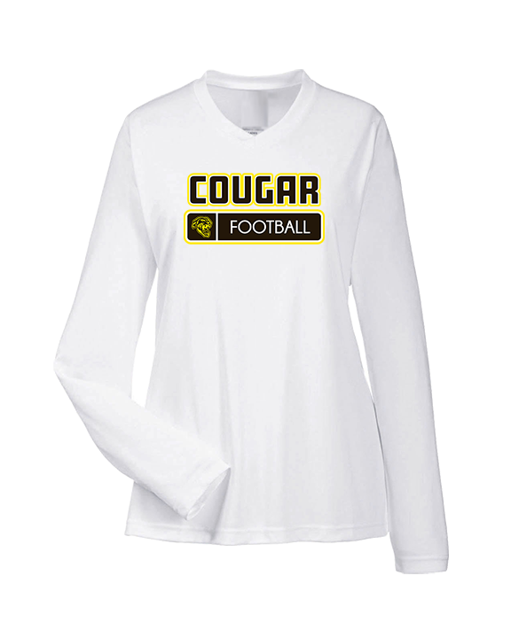 Cibola HS Football Pennant - Womens Performance Longsleeve