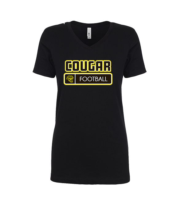 Cibola HS Football Pennant - Womens Vneck