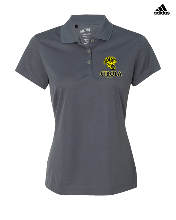 Cibola HS Football Stacked - Adidas Womens Polo