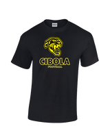 Cibola HS Football Stacked - Cotton T-Shirt