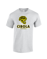 Cibola HS Football Stacked - Cotton T-Shirt