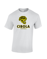 Cibola HS Football Stacked - Cotton T-Shirt