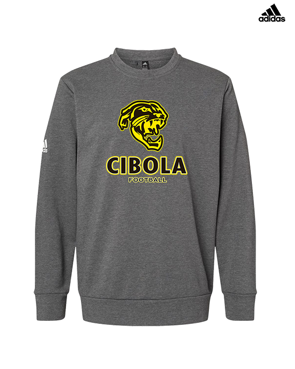 Cibola HS Football Stacked - Mens Adidas Crewneck