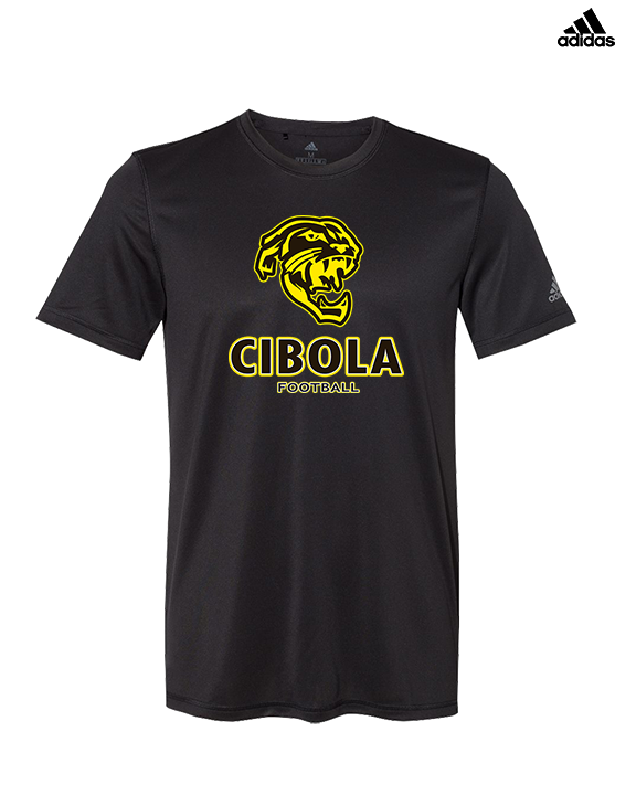 Cibola HS Football Stacked - Mens Adidas Performance Shirt