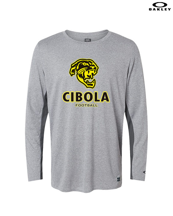 Cibola HS Football Stacked - Mens Oakley Longsleeve