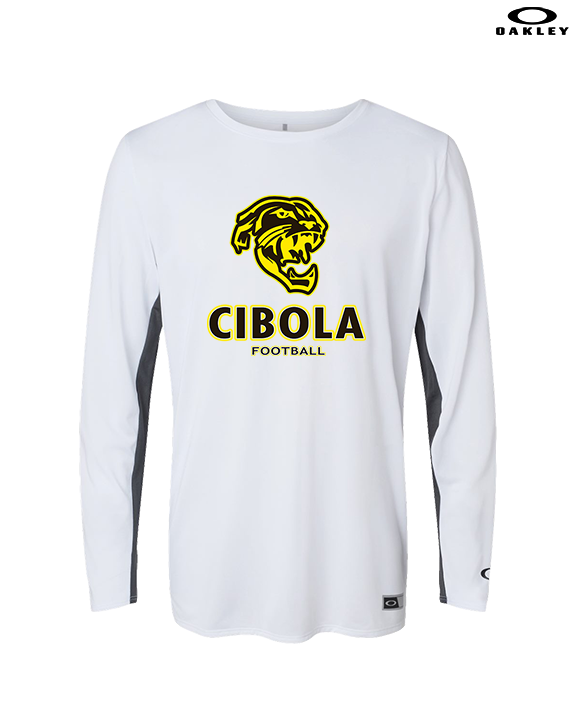 Cibola HS Football Stacked - Mens Oakley Longsleeve