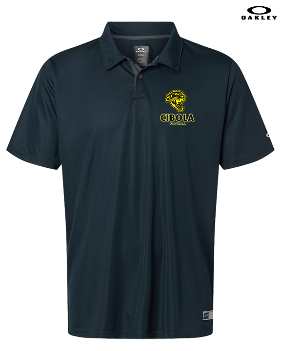 Cibola HS Football Stacked - Mens Oakley Polo