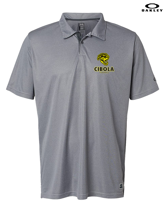 Cibola HS Football Stacked - Mens Oakley Polo