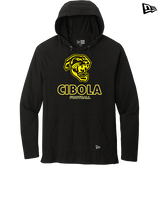 Cibola HS Football Stacked - New Era Tri-Blend Hoodie