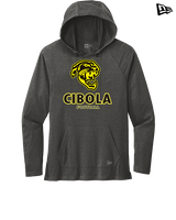 Cibola HS Football Stacked - New Era Tri-Blend Hoodie