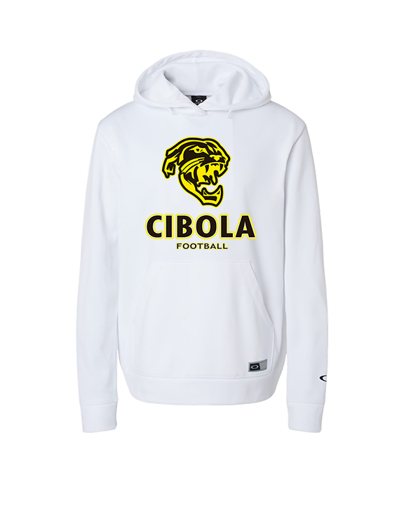 Cibola HS Football Stacked - Oakley Performance Hoodie