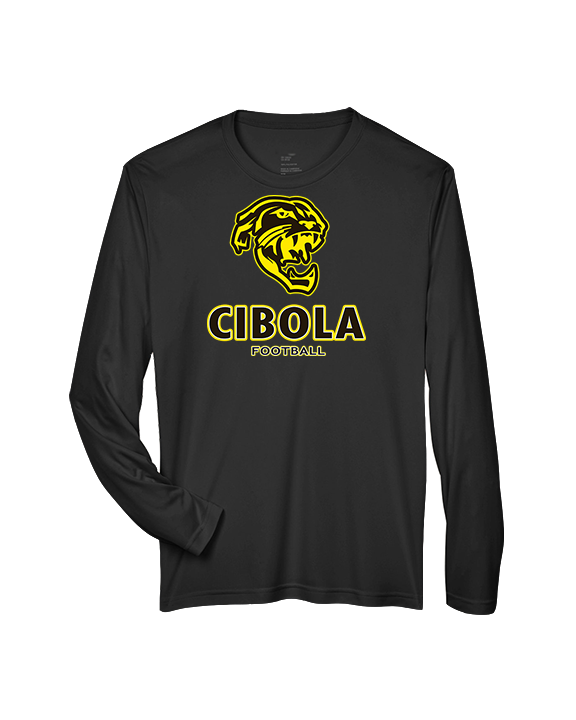 Cibola HS Football Stacked - Performance Longsleeve