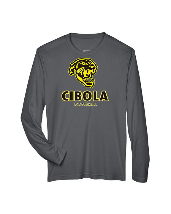 Cibola HS Football Stacked - Performance Longsleeve