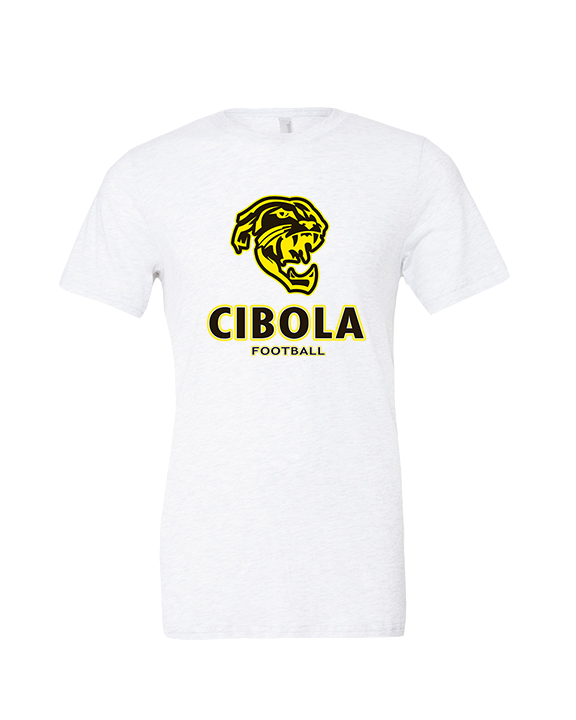 Cibola HS Football Stacked - Tri-Blend Shirt