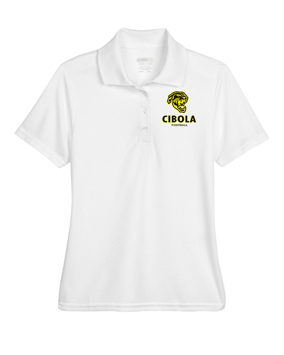 Cibola HS Football Stacked - Womens Polo