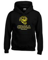 Cibola HS Football Stacked - Youth Hoodie