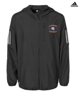Clairemont HS Football Curve - Mens Adidas Full Zip Jacket