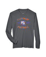 Clairemont HS Football Curve - Performance Longsleeve