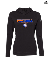 Clairemont HS Football Cut - Womens Adidas Hoodie