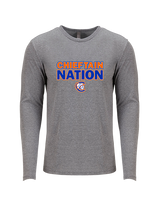 Clairemont HS Football Nation - Tri-Blend Long Sleeve