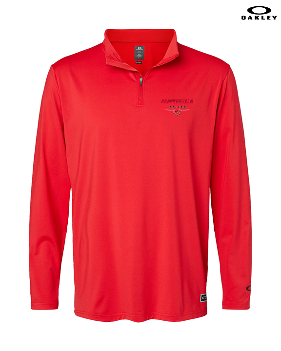 Coffeyville CC Football Design - Mens Oakley Quarter Zip