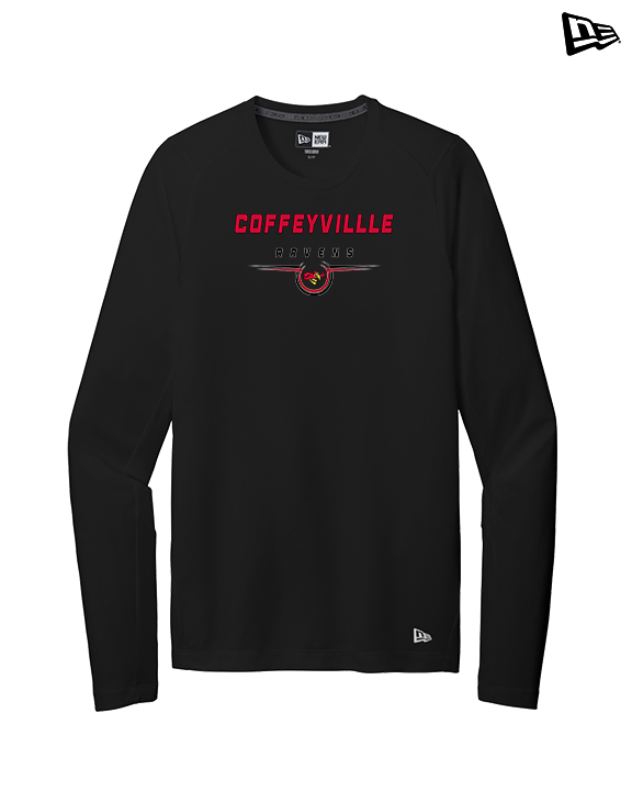 Coffeyville CC Football Design - New Era Performance Long Sleeve