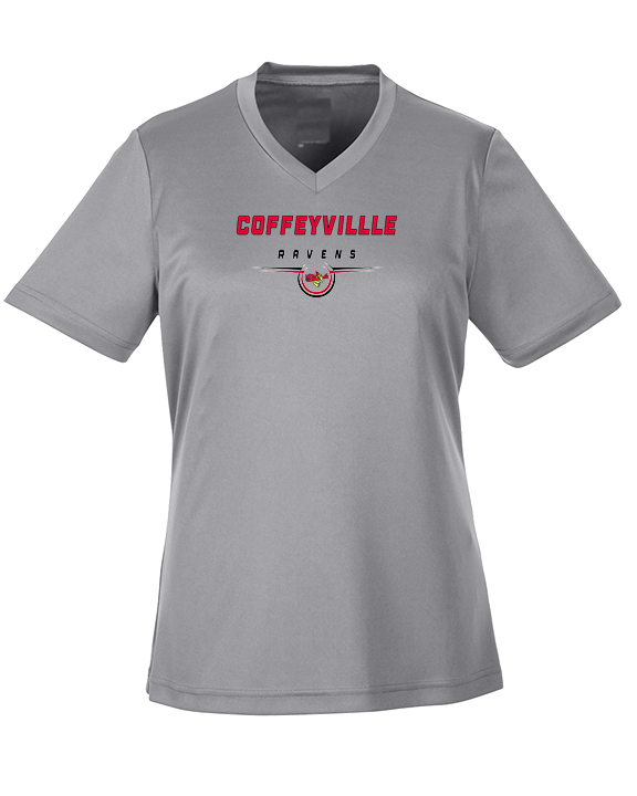 Coffeyville CC Football Design - Womens Performance Shirt