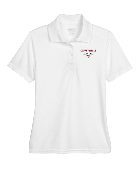 Coffeyville CC Football Design - Womens Polo