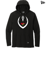 Coffeyville CC Football Full Football - New Era Tri-Blend Hoodie