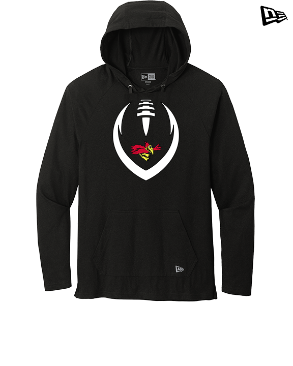 Coffeyville CC Football Full Football - New Era Tri-Blend Hoodie