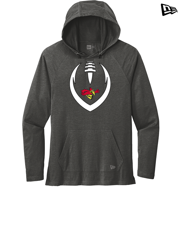 Coffeyville CC Football Full Football - New Era Tri-Blend Hoodie