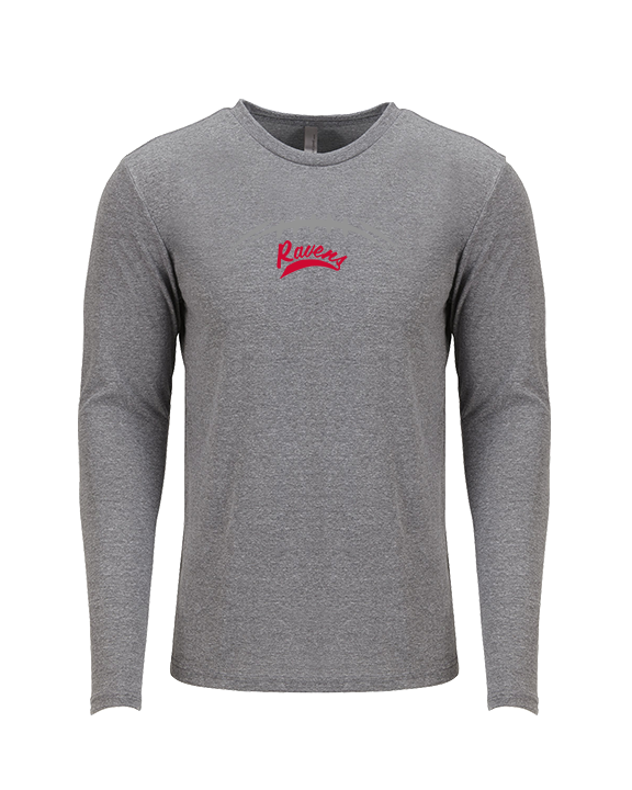 Coffeyville CC Football Laces - Tri-Blend Long Sleeve