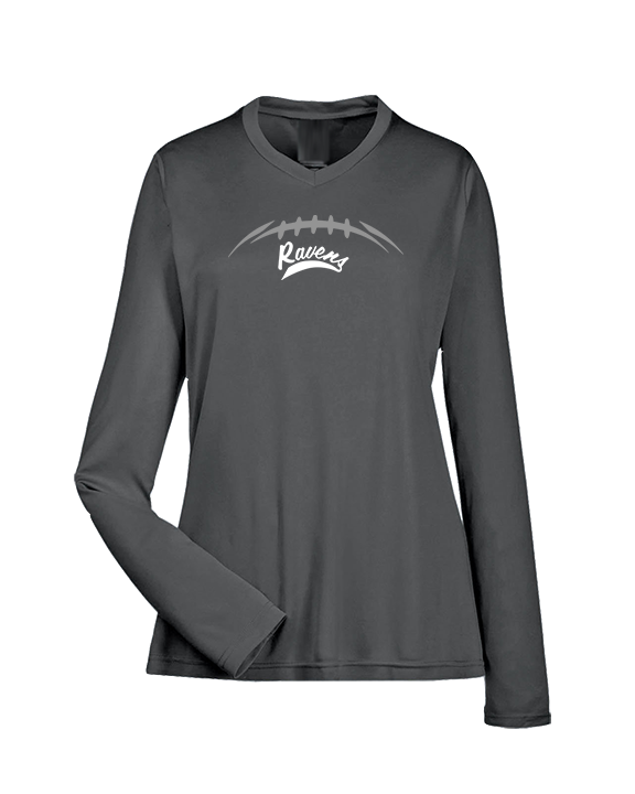 Coffeyville CC Football Laces - Womens Performance Longsleeve