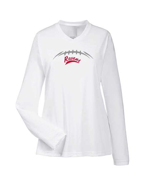 Coffeyville CC Football Laces - Womens Performance Longsleeve