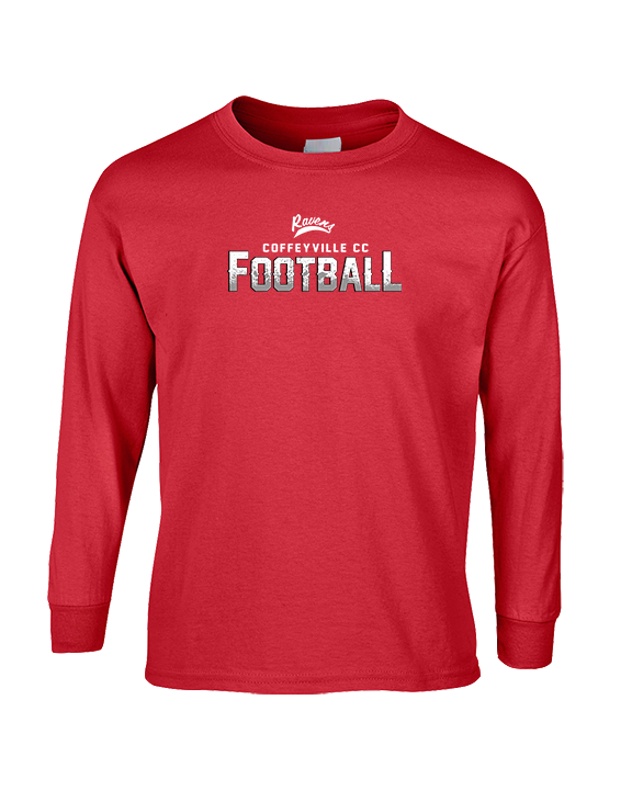 Coffeyville CC Football Logo Football - Cotton Longsleeve