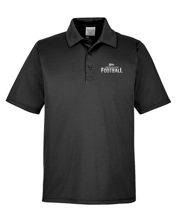 Coffeyville CC Football Logo Football - Mens Polo