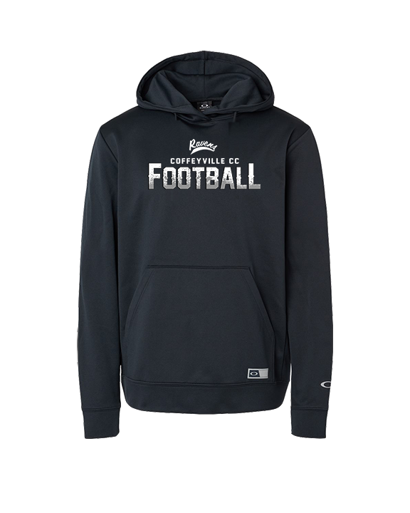 Coffeyville CC Football Logo Football - Oakley Performance Hoodie